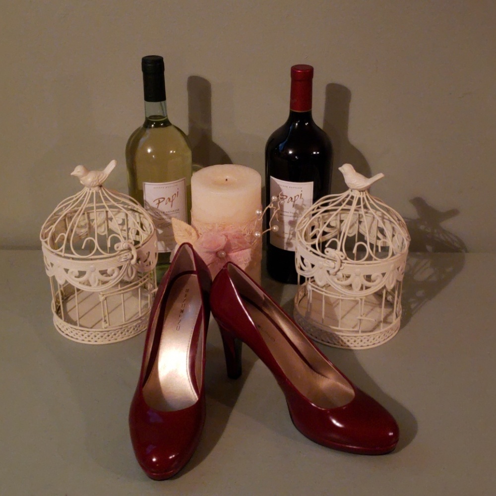 Bandolino wine red 4in pumps